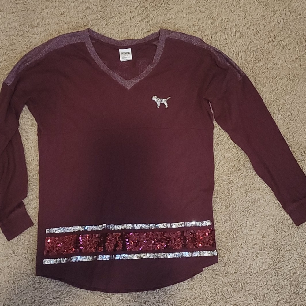 Victoria Secret Pink Long Sleeve Shirt